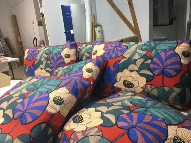 Coussins sur-mesure en tissus imprimés haut de gamme